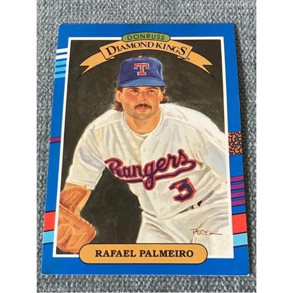 1991 Donruss Diamond Kings Texas Rangers Baseball Card Trading Card